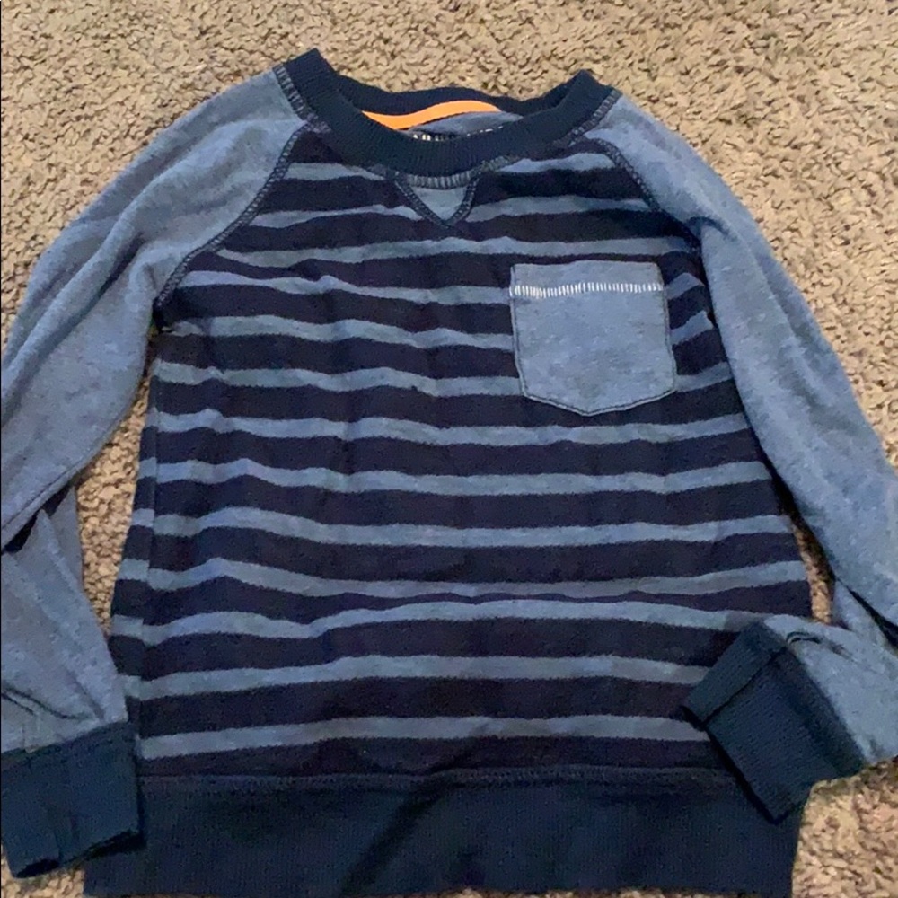 Blue striped shirt